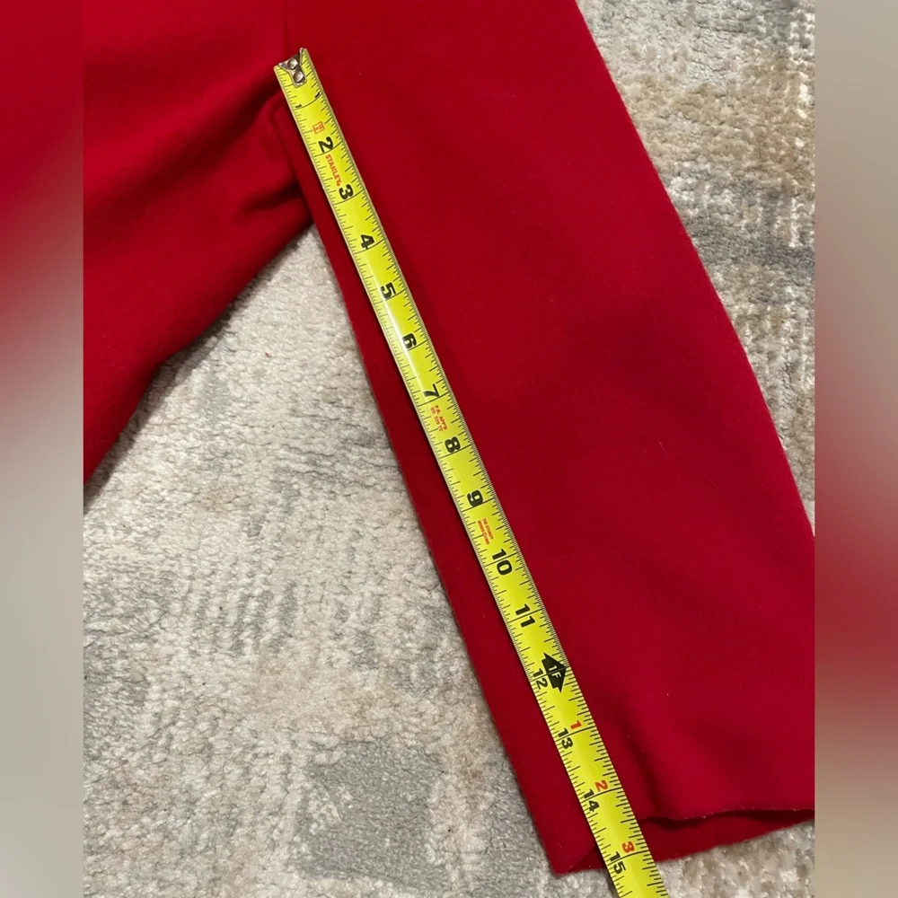 Vintage Kristen Blake Red Wool Blend Trench Coat Size 8 Union Tag EUC - Picture 12 of 13